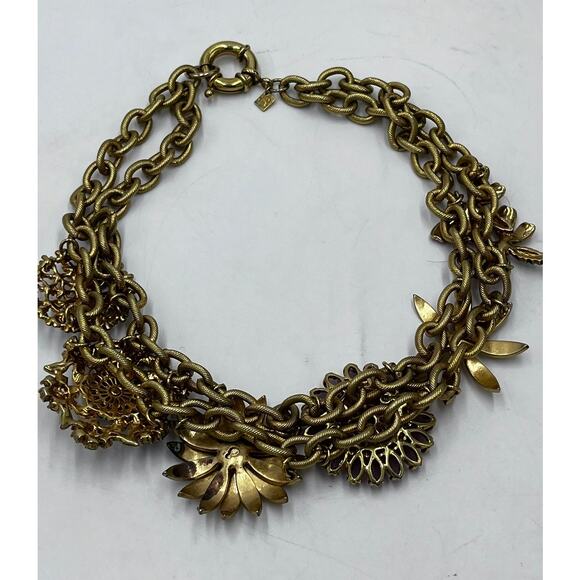 Banana Republic Vintage Floral Dragonfly Enamel Rhinestone
Necklace - Picture 8 of 13
